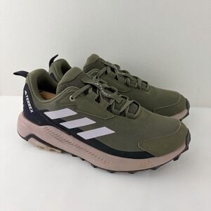 Adidas Terrex Green Women's Trail Running Hiking Shoes Size 7 Lightweight
